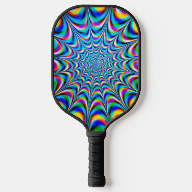 Raquette De Pickleball Art psychédélique rétro (Recto)