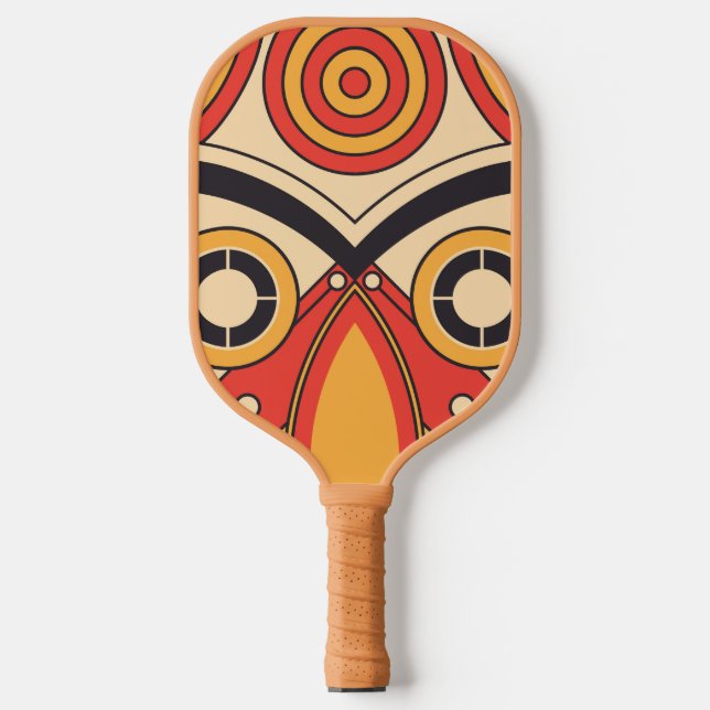Raquette De Pickleball Art tribal aztèque (Recto)