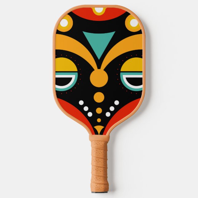 Raquette De Pickleball Art tribal de Rasta (Recto)