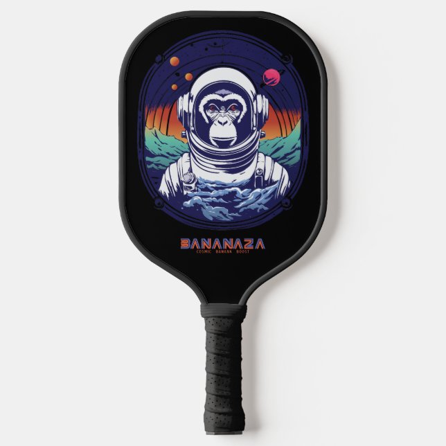 Raquette De Pickleball Astronaute du singe spatial (Recto)