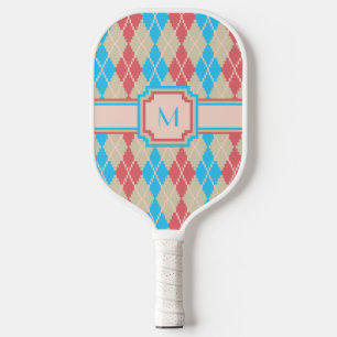 Raquette De Pickleball Au Jacquard de plage