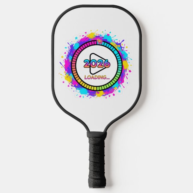 Raquette De Pickleball Autocollant de barre de progression 2026 (Recto)
