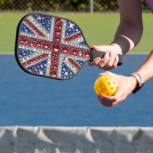 Raquette de Pickleball aux couleurs du Royaume-Uni (Insitu)