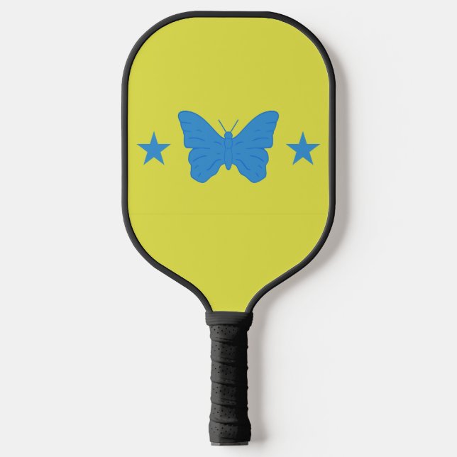 Raquette de Pickleball avec le drapeau de Bady Bas (Recto)