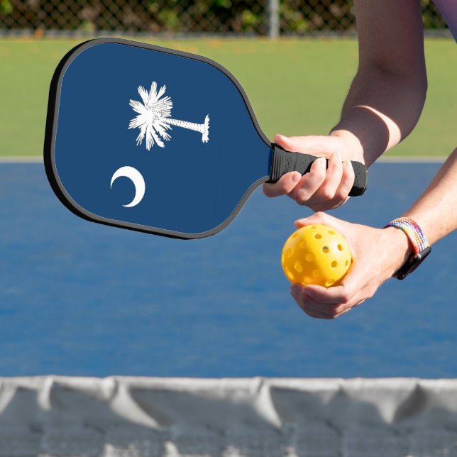 Raquette de Pickleball avec le drapeau de Caroline (Insitu)