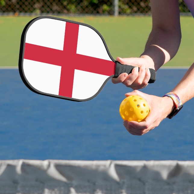 Raquette de Pickleball avec le drapeau de l'Anglet (Insitu)