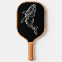 Raquette de Pickleball Baleine Géométrique Moderne