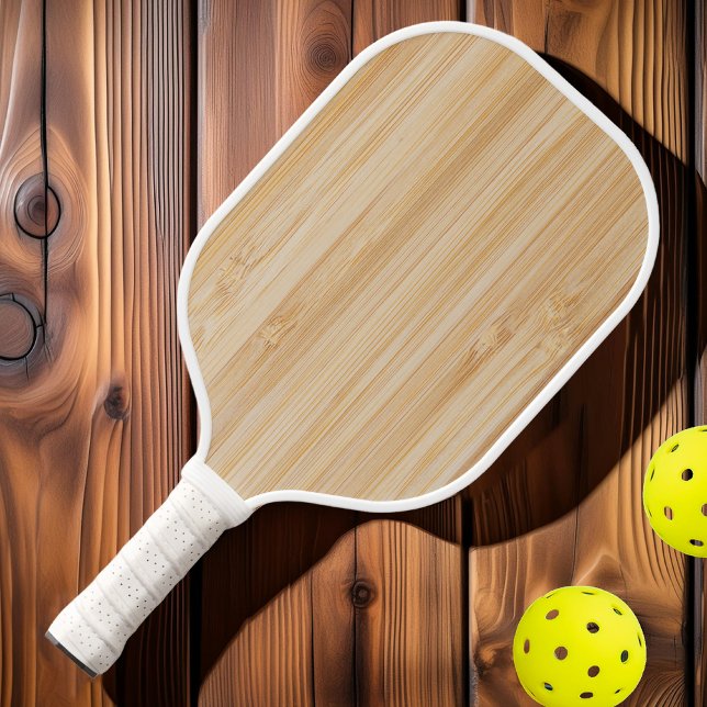 Raquette De Pickleball Bambou blanc (Créateur téléchargé)