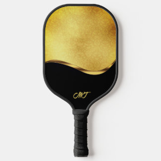 Raquette De Pickleball Bande dynamique noire et or
