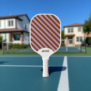 Raquette De Pickleball Bande violette rétro les années 70 ressort Vintage