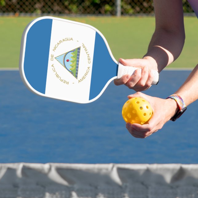 Raquette De Pickleball Bandera de Nicaragua (Insitu)