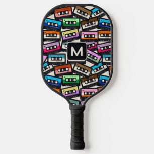 Raquette De Pickleball Bandes cascade monographique rétro personnalisées