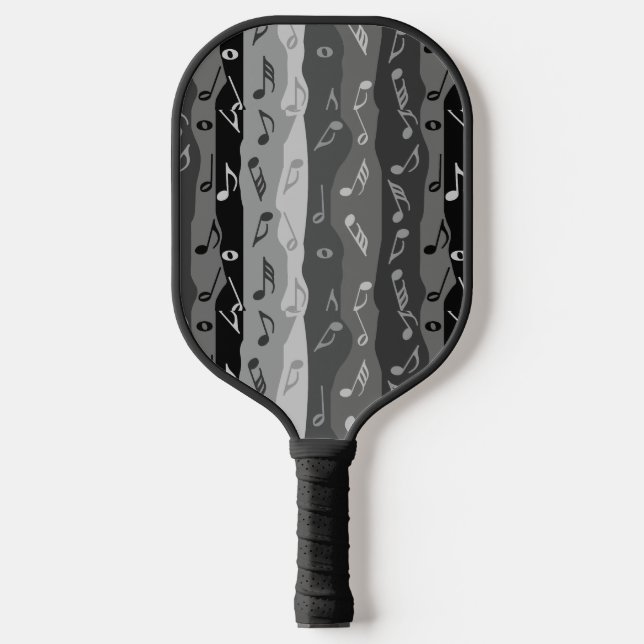 Raquette De Pickleball Bandes de notes de musique (Recto)