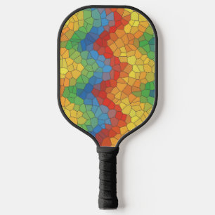 Raquette De Pickleball Bandes De Verre Coloré