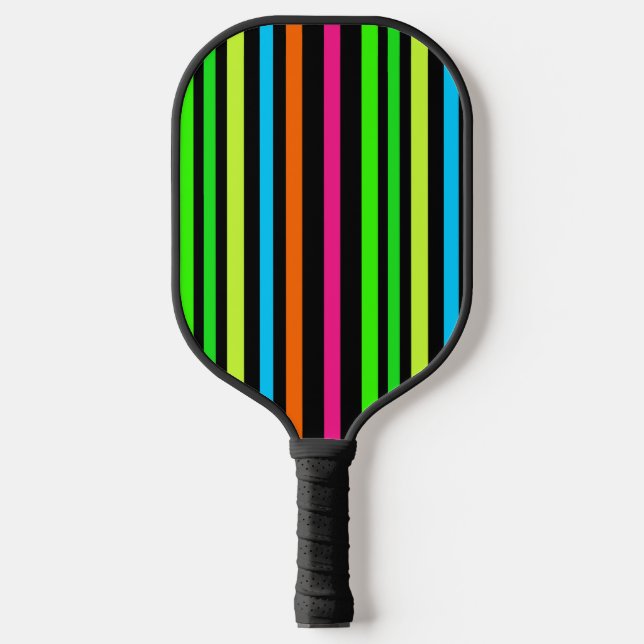Raquette De Pickleball Bandes néon (Recto)