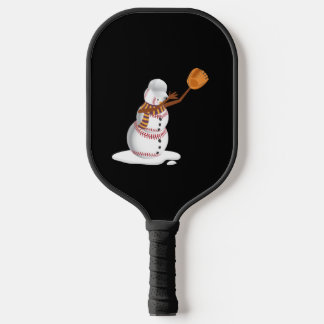 Raquette De Pickleball Baseball Noël Dubbing Snowman Cadeau maman ou papa