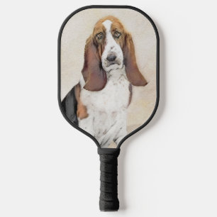 Raquette De Pickleball Basset Hound Peinture - Joli Original Chien Art Pi