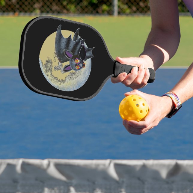 Raquette De Pickleball Bat à Pleine lune Halloween Drunk (Insitu)