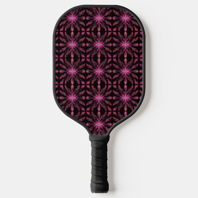 Raquette De Pickleball Bâtonnets lumineux Neon Glow Design Motif Abstrait (Recto)