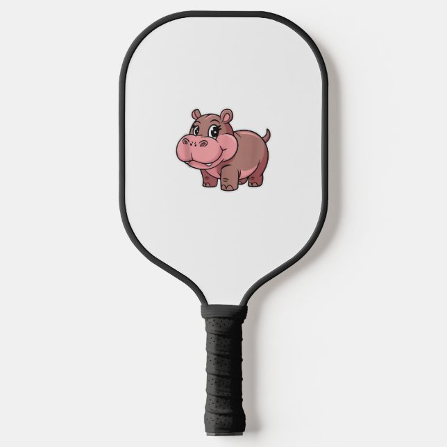 Raquette De Pickleball Bébé mignon Hippo Moo Deng Débardeur_1 (Recto)