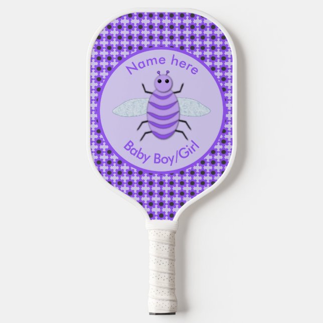 Raquette De Pickleball Bébé mou Bee Genre Révéler Neutre Personnalisé (Recto)