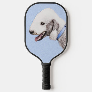Raquette De Pickleball Bedlington Terrier Peinture - Original Chien Art P