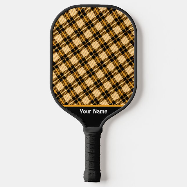 Raquette De Pickleball Belle À damiers Pickleball Jaune (Verso)