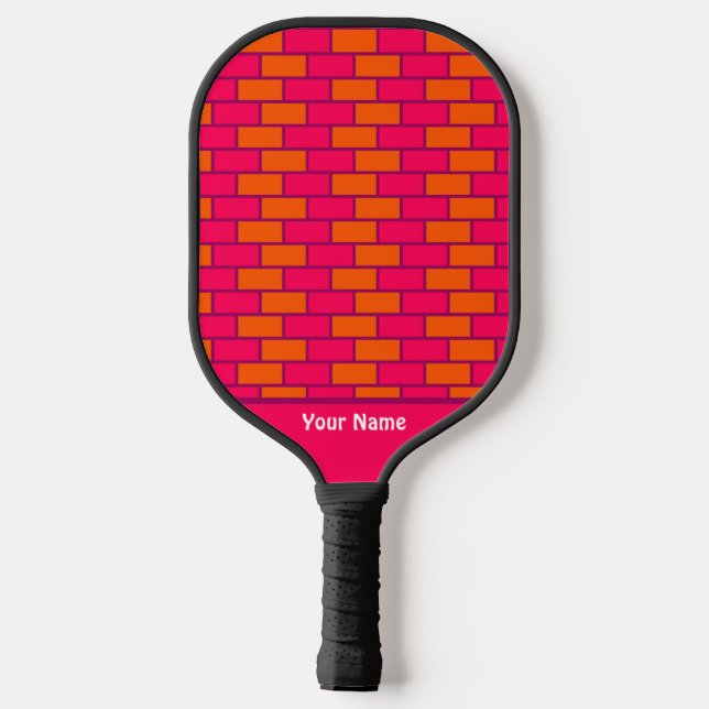 Raquette De Pickleball Belle brique rouge moderne Pro Pickleball Paddle (Verso)
