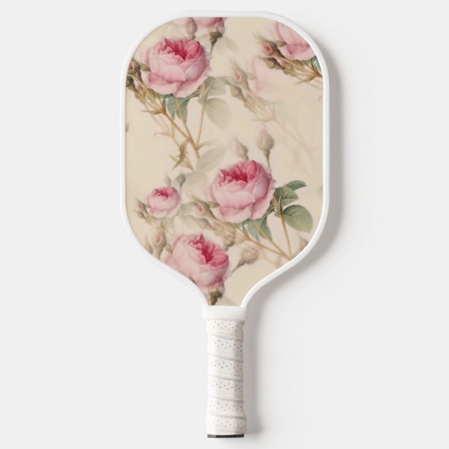 Raquette De Pickleball Belle florale Vintage (Recto)