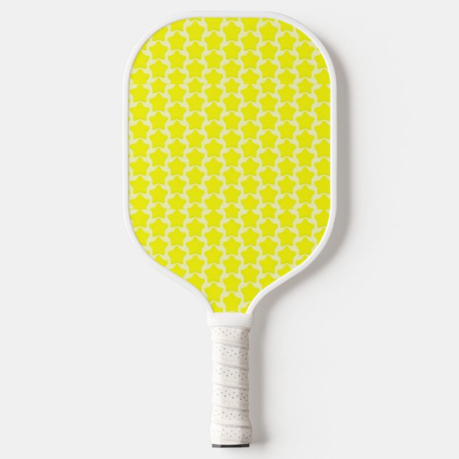 Raquette De Pickleball Belle jaune cinq étoiles (Recto)