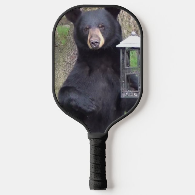 Raquette De Pickleball Belle Ours Noir (Recto)