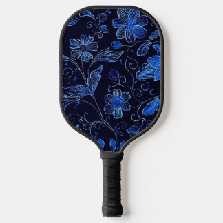 Raquette De Pickleball Belle Pagaie de Pickleball Floral Blue Pro