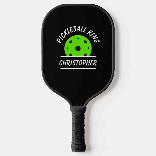 Raquette De Pickleball Belle Pickleball King Nom Ball Black Green Sports (Recto)