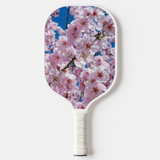 Raquette De Pickleball Belles fleurs de cerisiers de printemps (Recto)