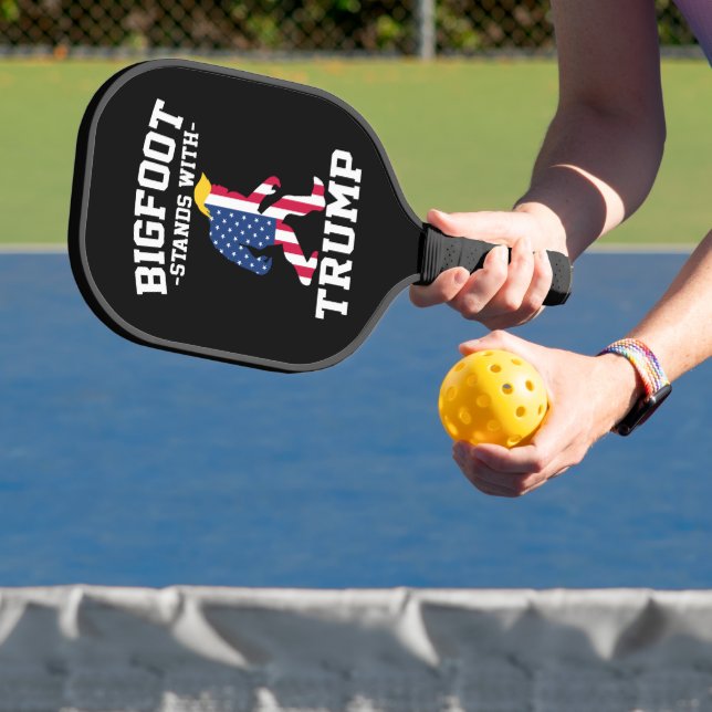 Raquette De Pickleball Bigfoot Se Déplace Avec Les Élections Trump De 202 (Insitu)