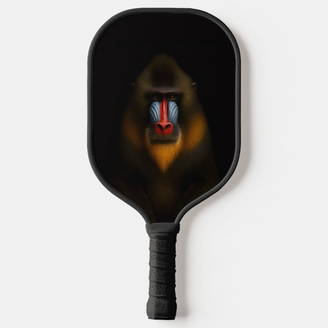 Raquette de Pickleball Black 4 Luxe, Mandrill Sing (Verso)