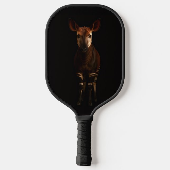 Raquette de Pickleball Black 4 Luxe, Okapi de la F (Verso)