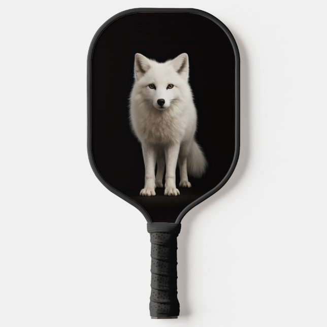 Raquette De Pickleball Black 4 Luxe Pickleball Paddle, Ivory Arctic Fox (Recto)