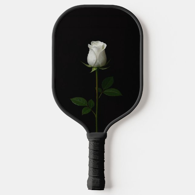 Raquette de Pickleball Black 4 Luxe, Rose Blanche  (Verso)