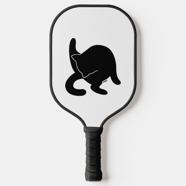 Raquette De Pickleball Black Cat contre Humains mp (Recto)