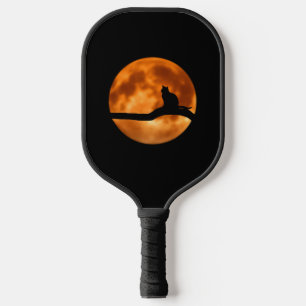 Raquette De Pickleball Black Cat Orange Moon