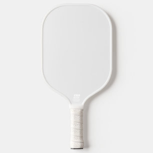Raquette De Pickleball Blanc Classique Simple Et Simple Couleur Solide