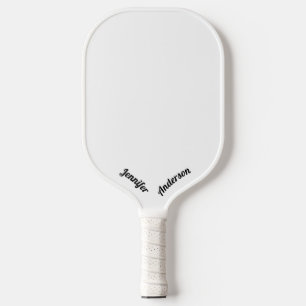 Raquette De Pickleball Blanc personnalisé