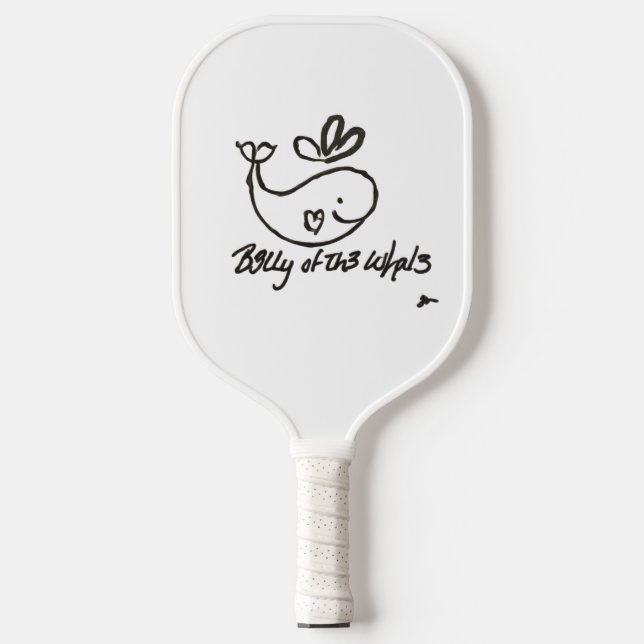 Raquette de pickleball blanche classique B3lly (Recto)
