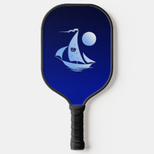Raquette De Pickleball Bleu Comédie et Tragédie Théâtre Voilier
