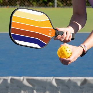 Raquette De Pickleball Bleu foncé rouge orange jaune Tailles d'art