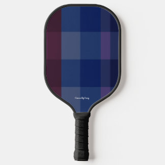 Raquette De Pickleball Bleu foncé, violet, pagaie de pickleball en marron