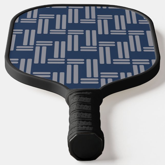 Raquette De Pickleball Bleu panier Motif style japonais (Poser)