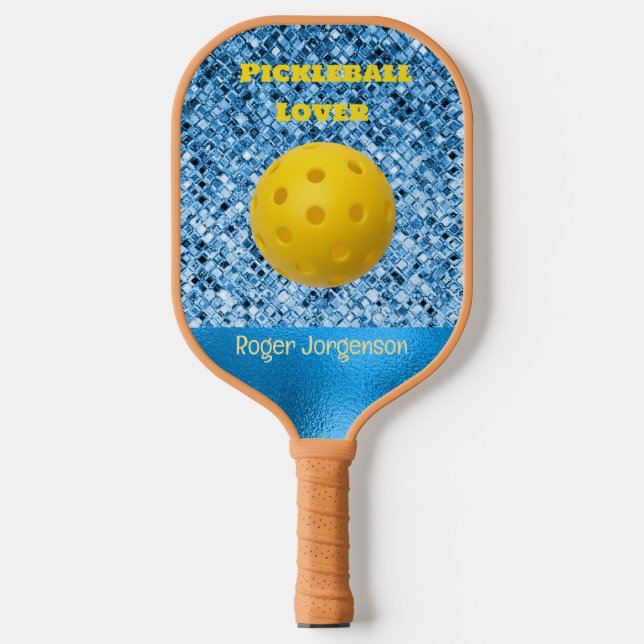 Raquette De Pickleball Bleu Pickleball Lover Custom Pickleball Paddle (Recto)