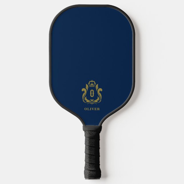 Raquette de Pickleball Bleu Royal Monogrammée (Recto)